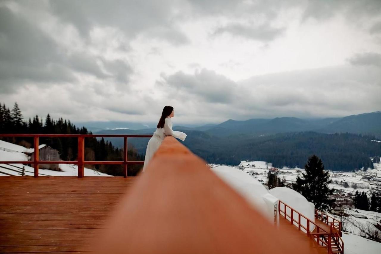 Hotel Глемпінг Де Вайб à Vorokhta Extérieur photo